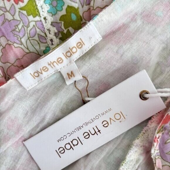 Love The Label Ines Ivory Tiered Ruffled Mini Dress - Picture 11 of 11